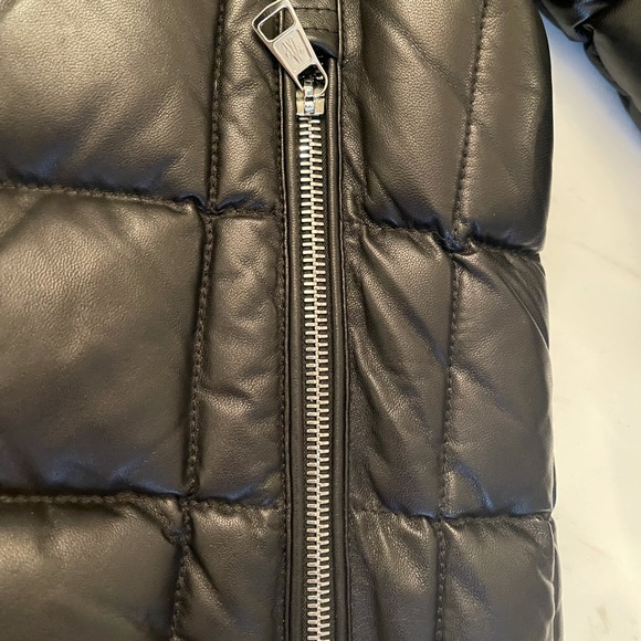 Moncler leather rare coat - Picture 4 of 7